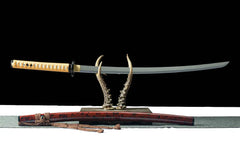 Katana – Reverse Blade Sword of Battousai | Sakabato 65Mn High... blade and saya detail photo