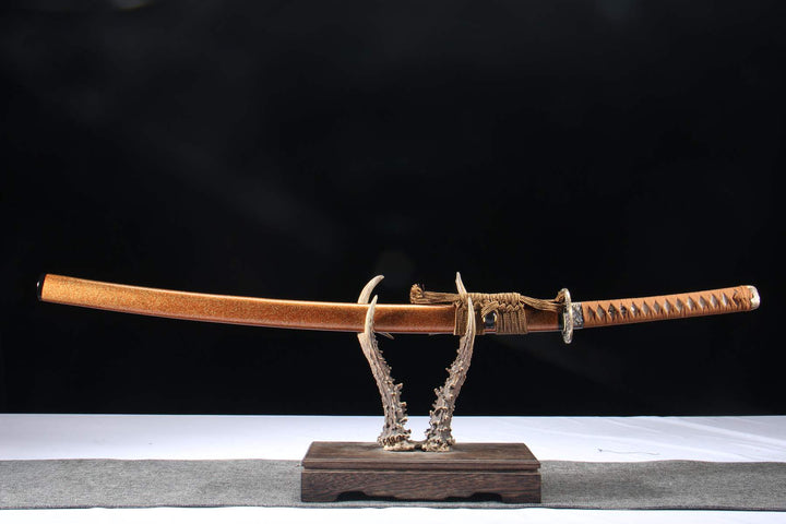 Katana - Amber Grain 5160 Spring Steel