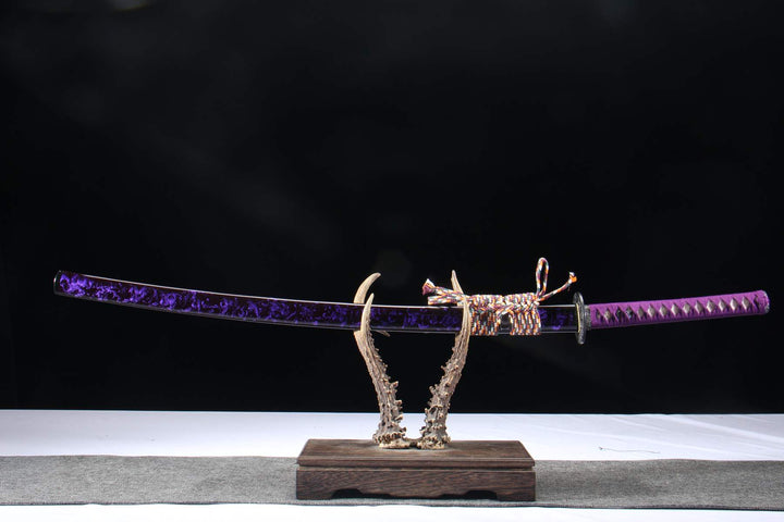 Katana - Amethyst Bloom 5160 Spring Steel