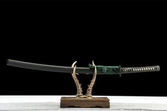 寂电锋 katana product detail image 1 showing blade, saya, and fittings