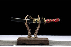 wakizashi product detail image 1 showing blade, saya, and fittings