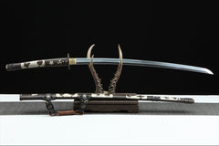 全铜太刀2 tachi product detail image 1 showing blade, saya, and fittings