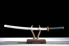 katana product detail image 1 showing blade, saya, and fittings