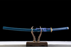 沧溟金缕 katana product detail image 1 showing blade, saya, and fittings