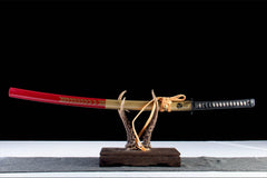 刹那芳华 katana product detail image 1 showing blade, saya, and fittings