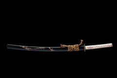 katana product detail image 1 showing blade, saya, and fittings