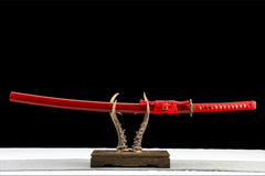 朱锐 katana product detail image 1 showing blade, saya, and fittings