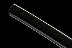 丹心墨刃 katana product detail image 1 showing blade, saya, and fittings