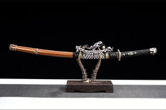 火焰太刀收藏版 tachi product detail image 1 showing blade, saya, and fittings
