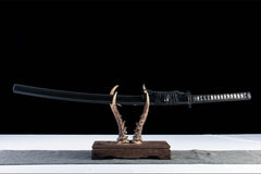 十字伤痕 katana product detail image 1 showing blade, saya, and fittings