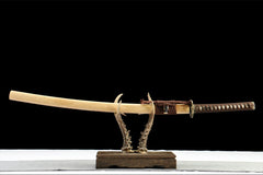 玉芒刃 katana product detail image 1 showing blade, saya, and fittings