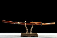 素心刃 katana product detail image 1 showing blade, saya, and fittings