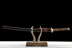 金翎刀 katana product detail image 1 showing blade, saya, and fittings