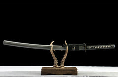 墨华斩 katana product detail image 1 showing blade, saya, and fittings