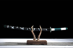 katana product detail image 1 showing blade, saya, and fittings