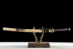 玄云斩 katana product detail image 1 showing blade, saya, and fittings