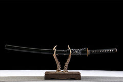 金墨翎 katana product detail image 1 showing blade, saya, and fittings