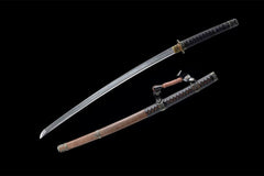 花梨木军刀 tachi product detail image 1 showing blade, saya, and fittings