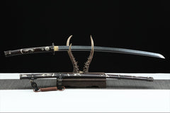 全铜太刀 tachi product detail image 1 showing blade, saya, and fittings