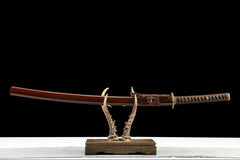 暗棱 katana product detail image 1 showing blade, saya, and fittings