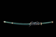 tachi product detail image 1 showing blade, saya, and fittings