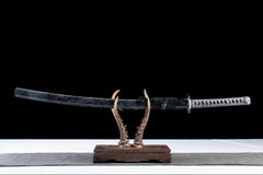 逆鳞·天翔 katana product detail image 1 showing blade, saya, and fittings