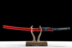 彤锐 katana product detail image 1 showing blade, saya, and fittings