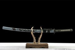 墨锐 katana product detail image 1 showing blade, saya, and fittings
