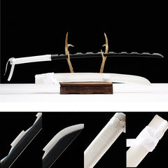 Demon Slayer Katana – Inosuke Hashibira Nichirin Sword 1045 Steel... full product photo