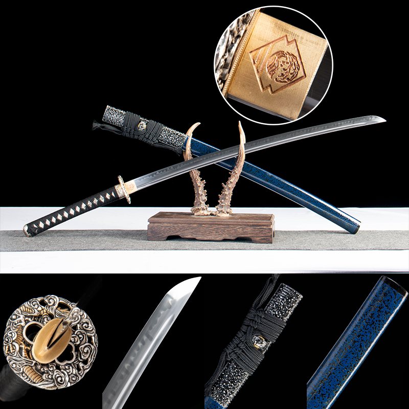 Gilded Dragon T10 Clay Tempered Katana main product image