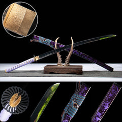Dream Purple T10 Aged Steel Katana main product image
