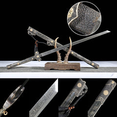 牡丹花开唐刀 chinese sword product main image