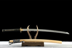 黯星斩 katana product detail image 2 showing blade, saya, and fittings