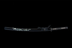 止戈为武 katana product detail image 2 showing blade, saya, and fittings