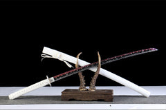 katana product detail image 2 showing blade, saya, and fittings