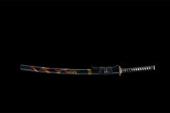 慈悲之刃 katana product detail image 2 showing blade, saya, and fittings