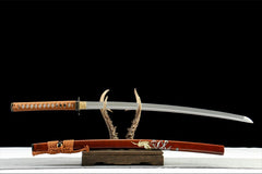 素心刃 katana product detail image 2 showing blade, saya, and fittings