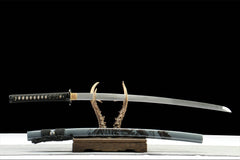 墨锐 katana product detail image 2 showing blade, saya, and fittings