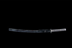 逆鳞·天翔 katana product detail image 2 showing blade, saya, and fittings