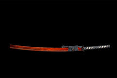 绯樱逆卷 katana product detail image 2 showing blade, saya, and fittings