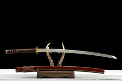 暗棱 katana product detail image 2 showing blade, saya, and fittings