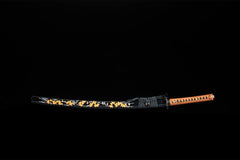 雪月花 katana product detail image 2 showing blade, saya, and fittings