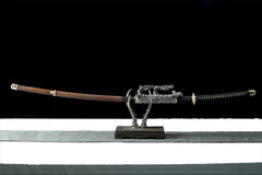 自然之力野太刀 nodachi product detail image 2 showing blade, saya, and fittings