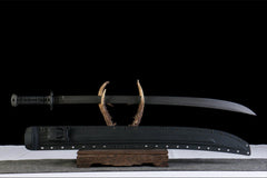无声者-美式武士刀 katana product detail image 2 showing blade, saya, and fittings