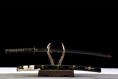 幽隐 katana product detail image 2 showing blade, saya, and fittings