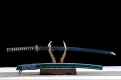 katana product detail image 2 showing blade, saya, and fittings