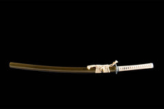 绯村之誓 katana product detail image 2 showing blade, saya, and fittings