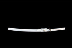 白牙 katana product detail image 2 showing blade, saya, and fittings