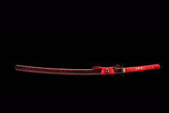 Red T10 Damascus Katana product photo 3
