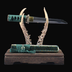 Emerald green Premium Mystery Tanto example from the ten-design random assortment; specific appearance is not guaranteed